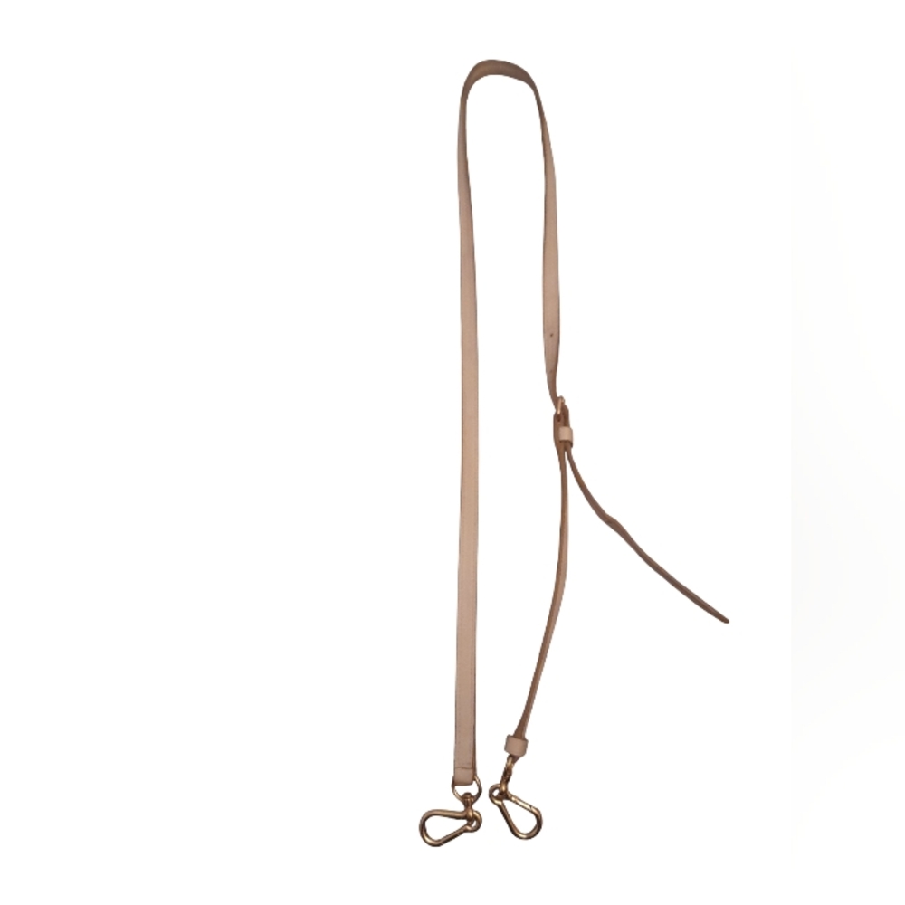 Coach Leather Cream Adjustable Handle Strap